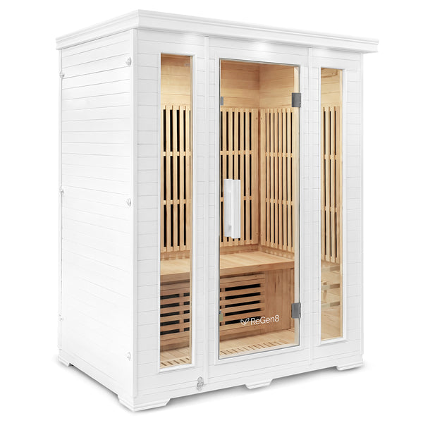 ReGen8 Trio Indoor - 3 Person Infrared Sauna (White)