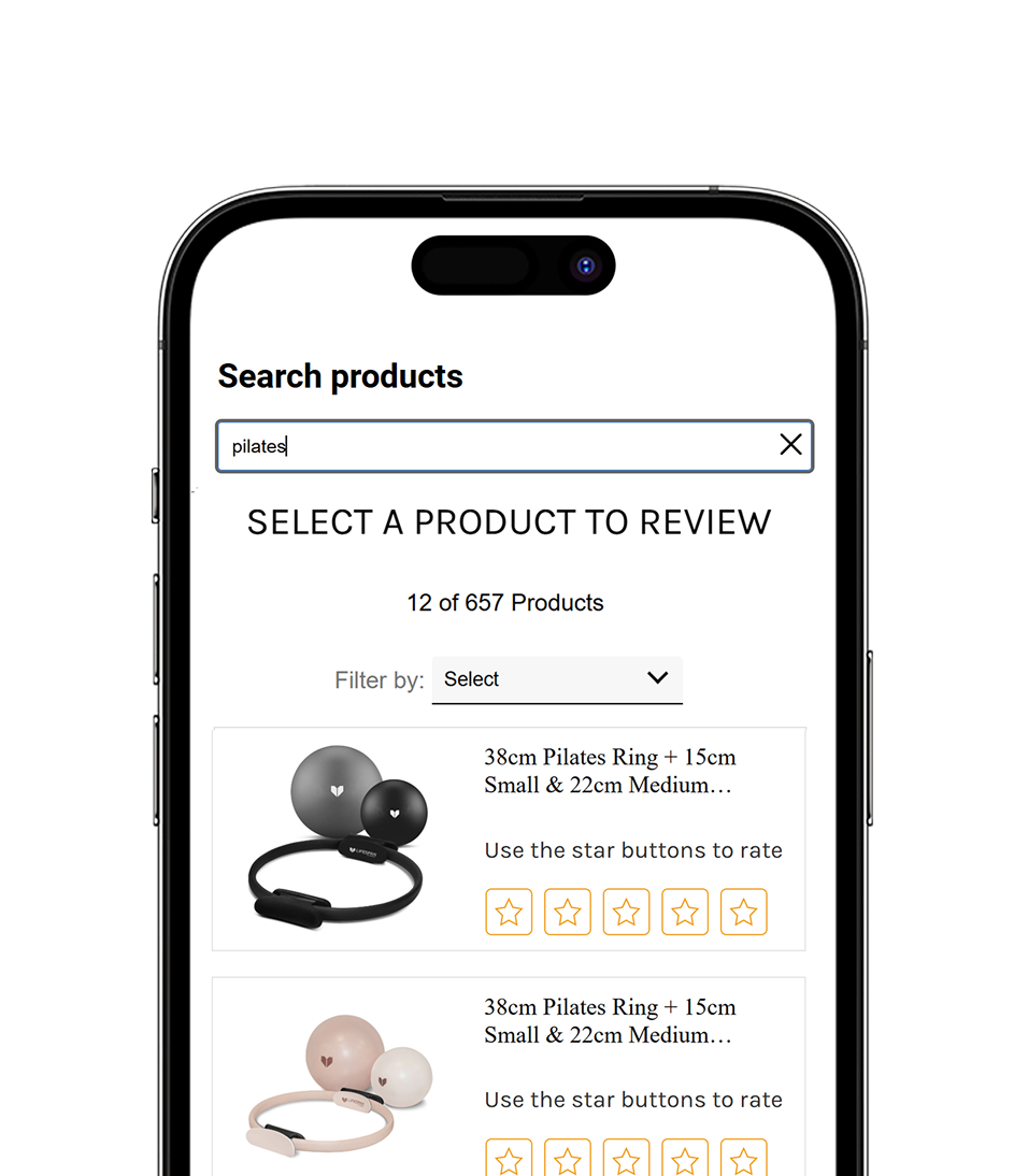 Find your product step 2