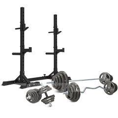 CORTEX SR-10 Squat Rack Package + 90kg Standard Tri-Grip Weight Plates Package