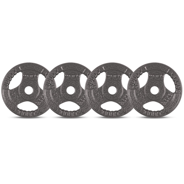 CORTEX 2.5kg Tri-Grip Standard Plates Fits 25mm Bars (Set of 4)