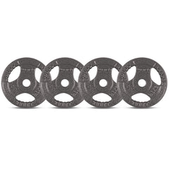 CORTEX 2.5kg Tri-Grip Standard Plates Fits 25mm Bars (Set of 4)