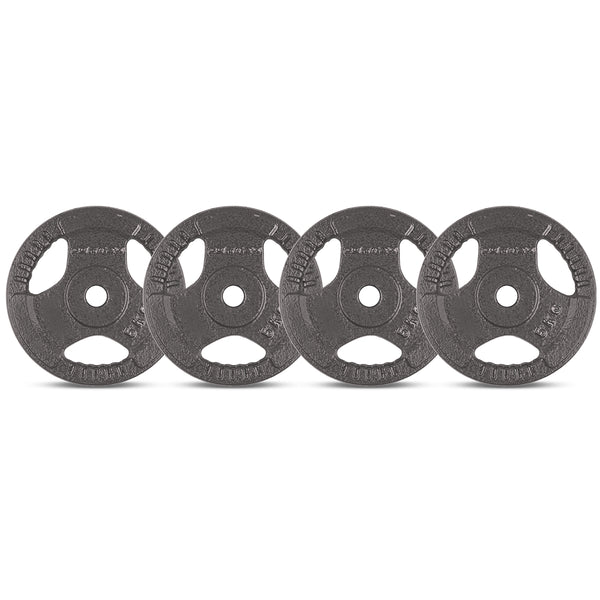 CORTEX 5kg Tri-Grip Standard Plates Fits 25mm Bars (Set of 4)