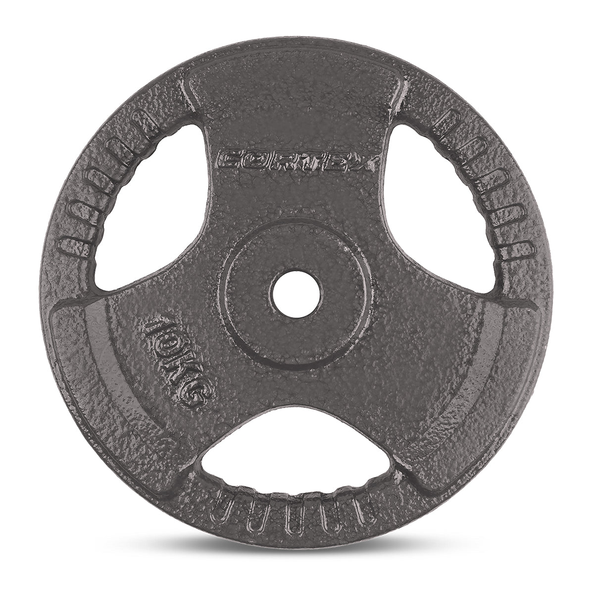 CORTEX 10kg Tri-Grip Standard Plates Fits 25mm Bars (Pair)