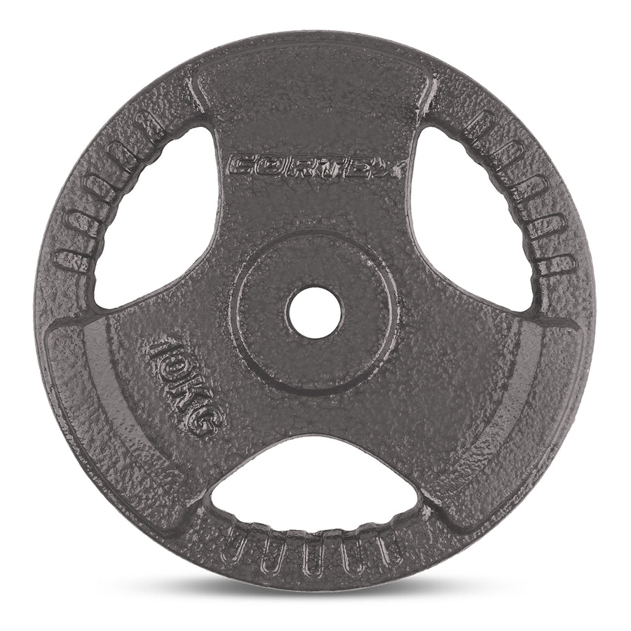 CORTEX 90kg Tri-Grip 25mm Standard Barbell Weight Set with Weight Tree
