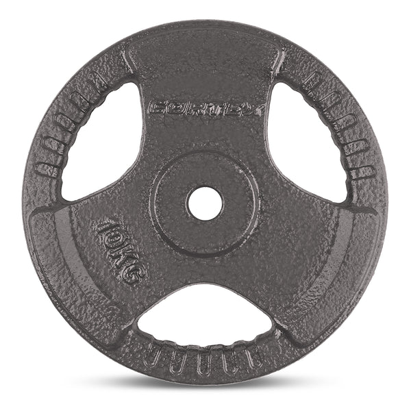 CORTEX 75kg Tri-Grip Standard Plates Fits 25mm Bars (Pair)
