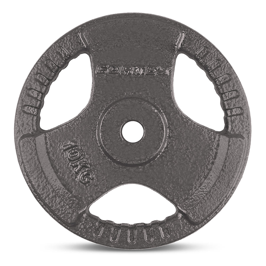 CORTEX 75kg Tri-Grip Standard Plates Fits 25mm Bars (Pair)