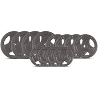 CORTEX 35kg Tri-Grip Standard Weight Plate Set Fits 25mm Bars