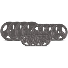 CORTEX 35kg Tri-Grip Standard Weight Plate Set Fits 25mm Bars