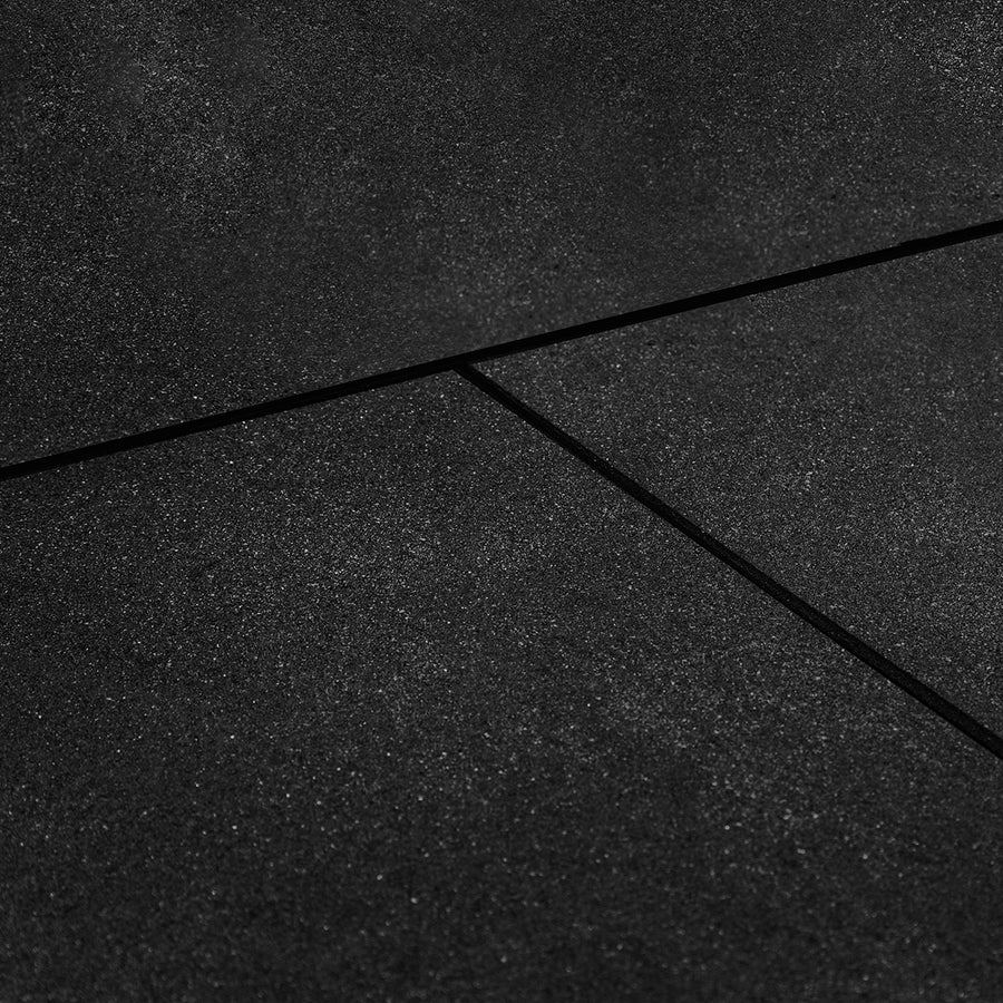 CORTEX 10mm Commercial Bevelled Edge Rubber Gym Tile Mat (1m x 1m) Pack of 36