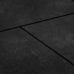 CORTEX 15mm Commercial Bevelled Edge Rubber Gym Tile Mat (1m x 1m) Pack of 64